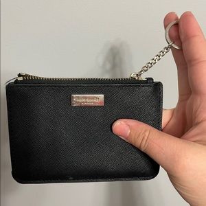 Kate spade wallet keychain BLACK